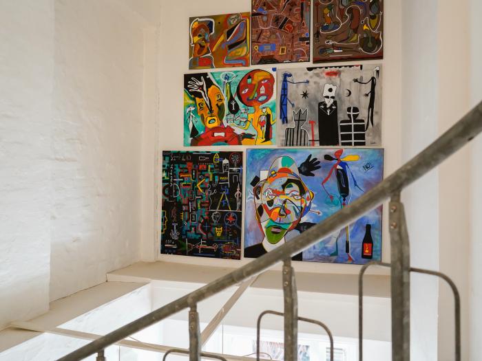 Foto fra kunst i gangen